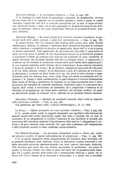 Lettura oftalmologica rivista mensile di oculistica pratica