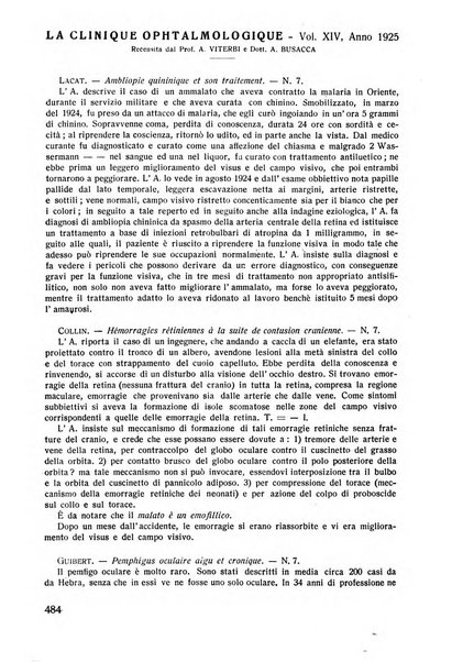 Lettura oftalmologica rivista mensile di oculistica pratica