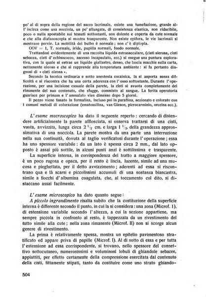 Lettura oftalmologica rivista mensile di oculistica pratica