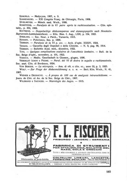 Lettura oftalmologica rivista mensile di oculistica pratica