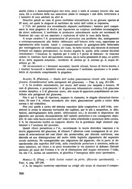 Lettura oftalmologica rivista mensile di oculistica pratica