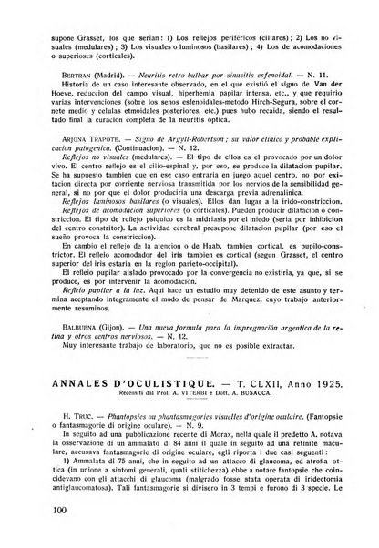 Lettura oftalmologica rivista mensile di oculistica pratica