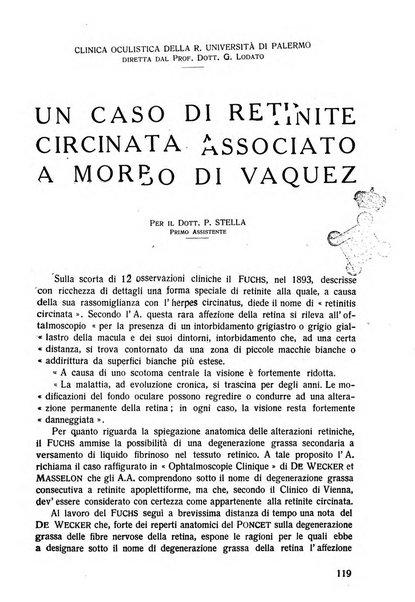 Lettura oftalmologica rivista mensile di oculistica pratica