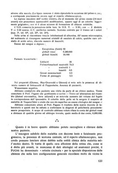 Lettura oftalmologica rivista mensile di oculistica pratica