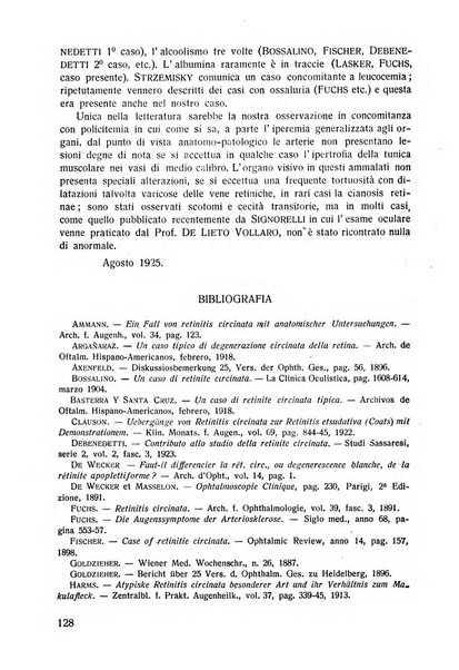 Lettura oftalmologica rivista mensile di oculistica pratica