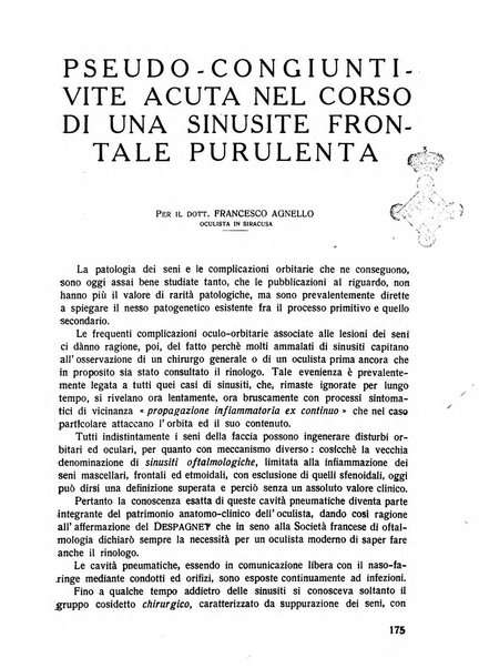 Lettura oftalmologica rivista mensile di oculistica pratica