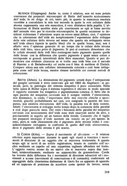 Lettura oftalmologica rivista mensile di oculistica pratica