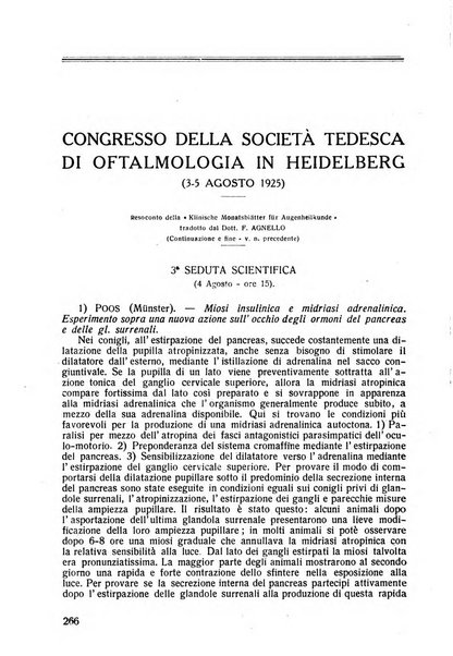 Lettura oftalmologica rivista mensile di oculistica pratica