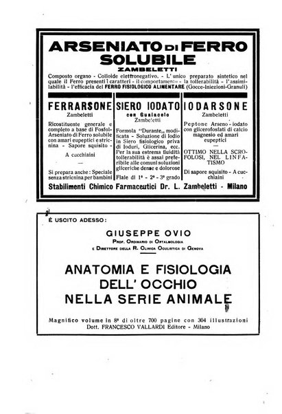 Lettura oftalmologica rivista mensile di oculistica pratica