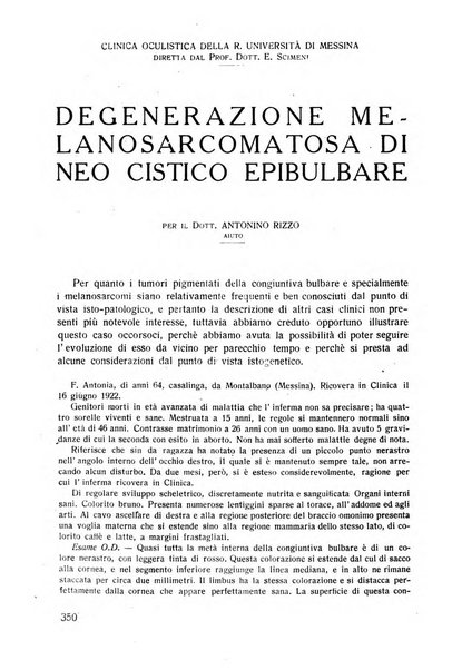 Lettura oftalmologica rivista mensile di oculistica pratica