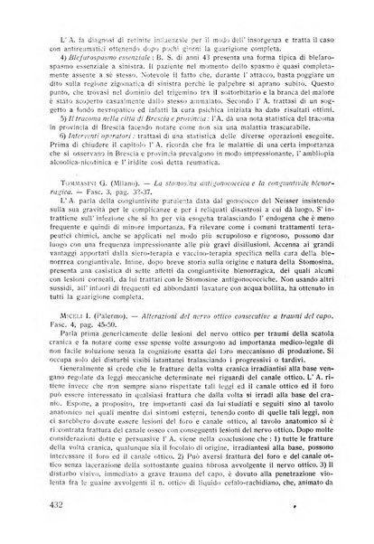 Lettura oftalmologica rivista mensile di oculistica pratica