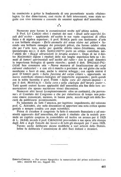 Lettura oftalmologica rivista mensile di oculistica pratica