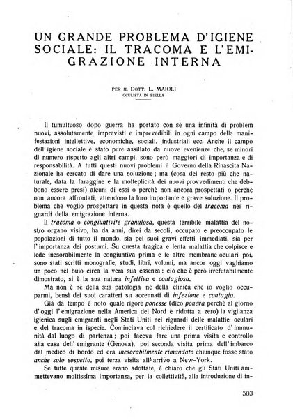 Lettura oftalmologica rivista mensile di oculistica pratica