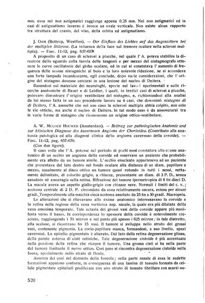 Lettura oftalmologica rivista mensile di oculistica pratica