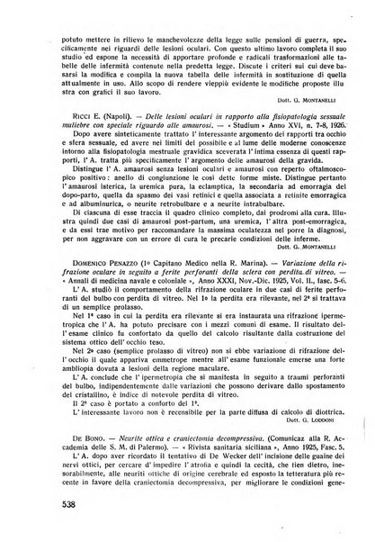 Lettura oftalmologica rivista mensile di oculistica pratica