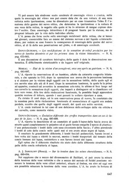 Lettura oftalmologica rivista mensile di oculistica pratica