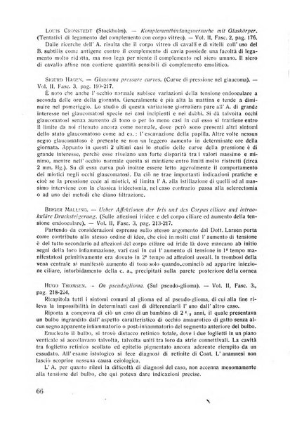 Lettura oftalmologica rivista mensile di oculistica pratica