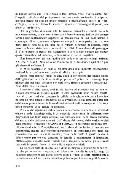 Lettura oftalmologica rivista mensile di oculistica pratica