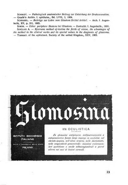 Lettura oftalmologica rivista mensile di oculistica pratica