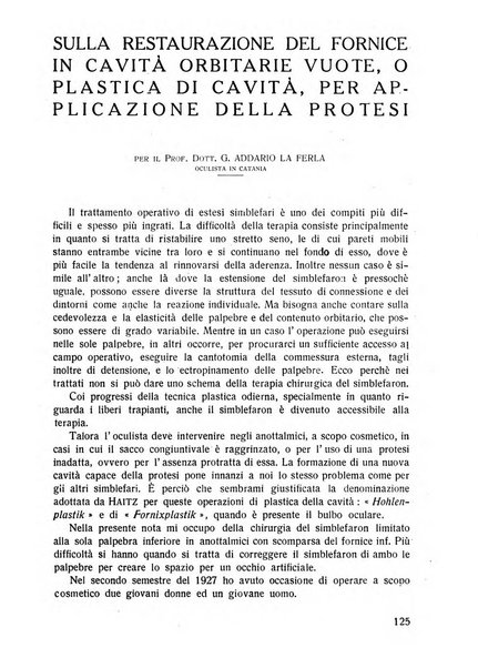 Lettura oftalmologica rivista mensile di oculistica pratica