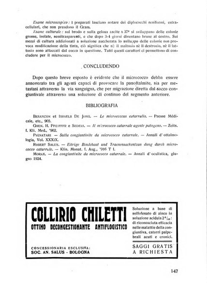 Lettura oftalmologica rivista mensile di oculistica pratica