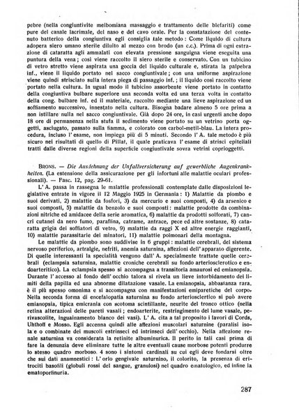 Lettura oftalmologica rivista mensile di oculistica pratica