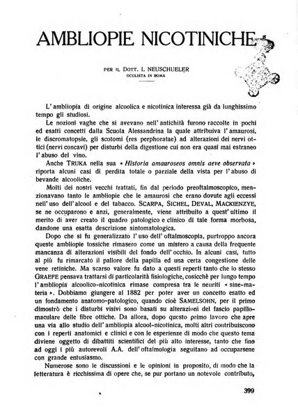 Lettura oftalmologica rivista mensile di oculistica pratica