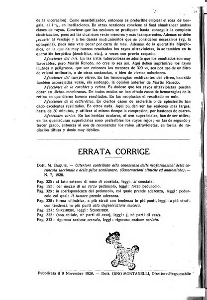 Lettura oftalmologica rivista mensile di oculistica pratica