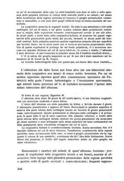 Lettura oftalmologica rivista mensile di oculistica pratica