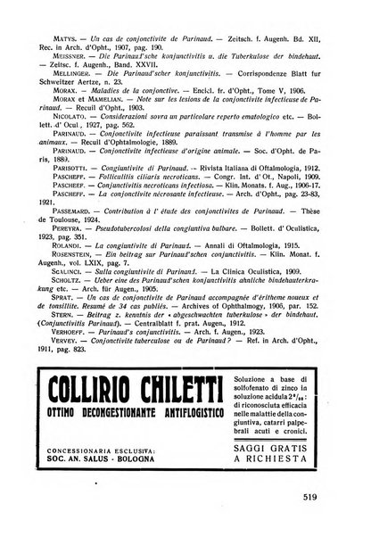 Lettura oftalmologica rivista mensile di oculistica pratica