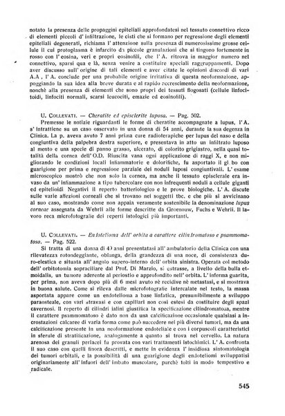 Lettura oftalmologica rivista mensile di oculistica pratica