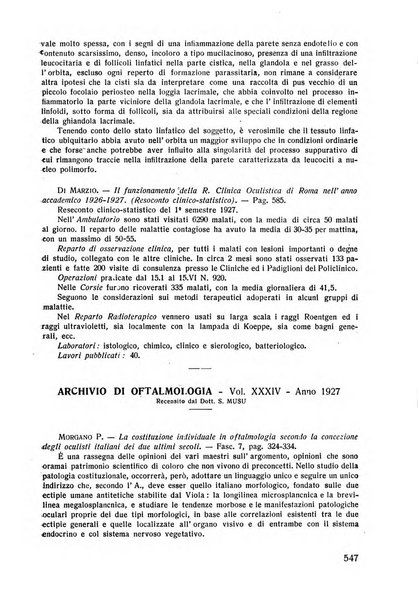 Lettura oftalmologica rivista mensile di oculistica pratica