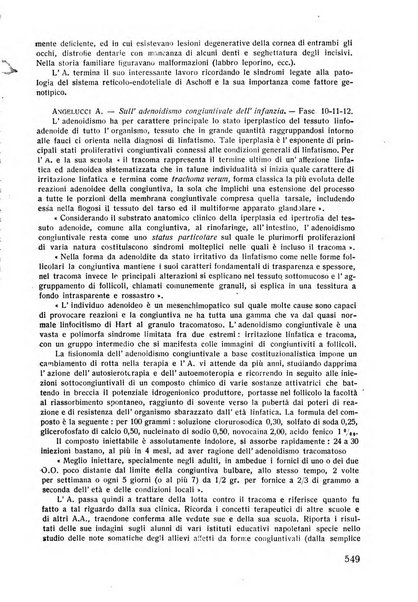 Lettura oftalmologica rivista mensile di oculistica pratica