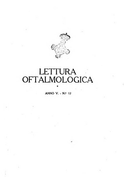 Lettura oftalmologica rivista mensile di oculistica pratica