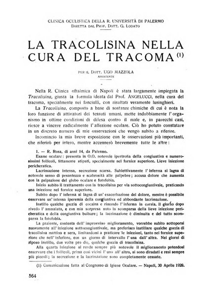 Lettura oftalmologica rivista mensile di oculistica pratica