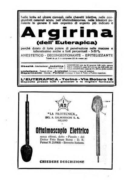 Lettura oftalmologica rivista mensile di oculistica pratica