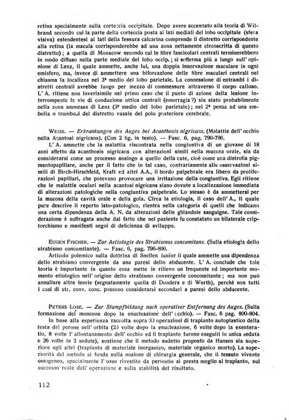 Lettura oftalmologica rivista mensile di oculistica pratica