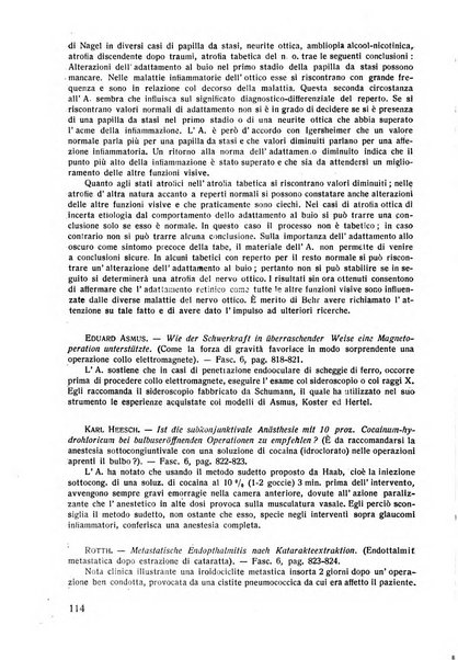 Lettura oftalmologica rivista mensile di oculistica pratica