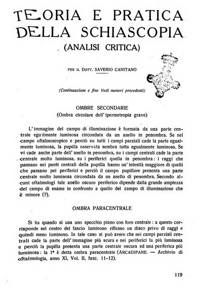 Lettura oftalmologica rivista mensile di oculistica pratica