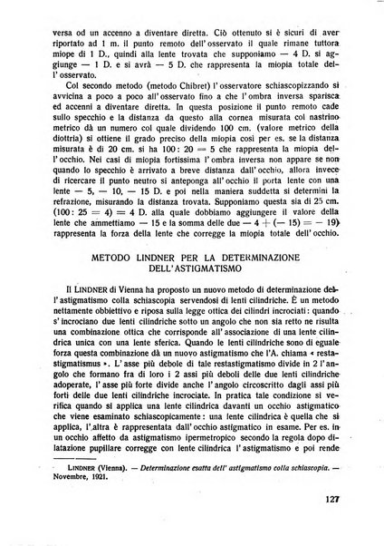 Lettura oftalmologica rivista mensile di oculistica pratica