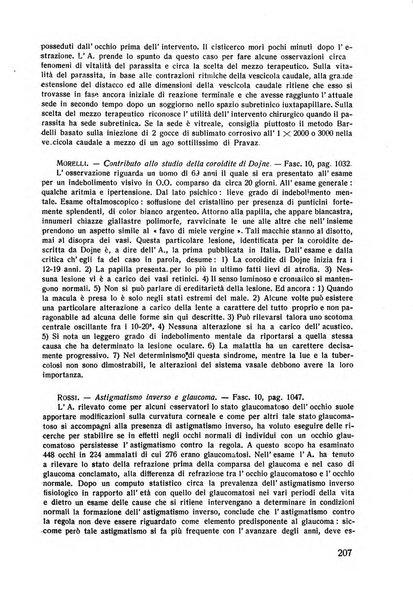 Lettura oftalmologica rivista mensile di oculistica pratica