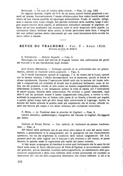 Lettura oftalmologica rivista mensile di oculistica pratica