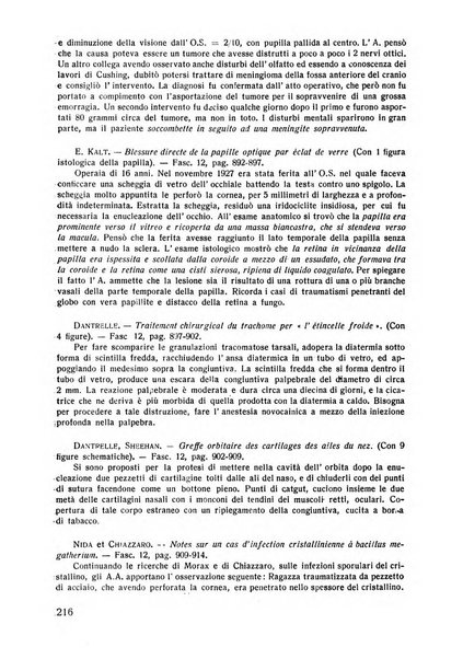 Lettura oftalmologica rivista mensile di oculistica pratica