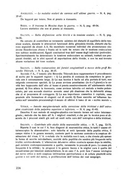 Lettura oftalmologica rivista mensile di oculistica pratica