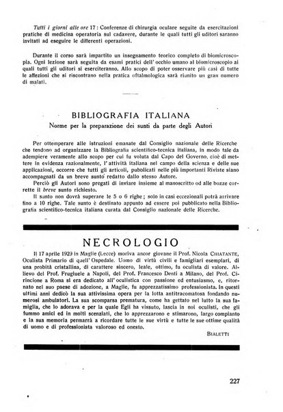 Lettura oftalmologica rivista mensile di oculistica pratica