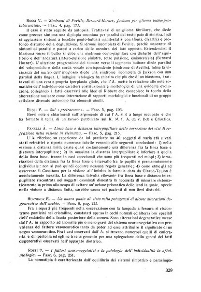 Lettura oftalmologica rivista mensile di oculistica pratica