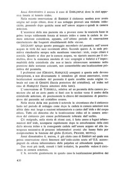 Lettura oftalmologica rivista mensile di oculistica pratica