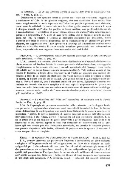 Lettura oftalmologica rivista mensile di oculistica pratica