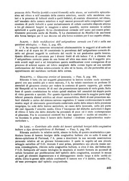 Lettura oftalmologica rivista mensile di oculistica pratica