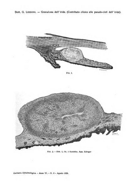 Lettura oftalmologica rivista mensile di oculistica pratica